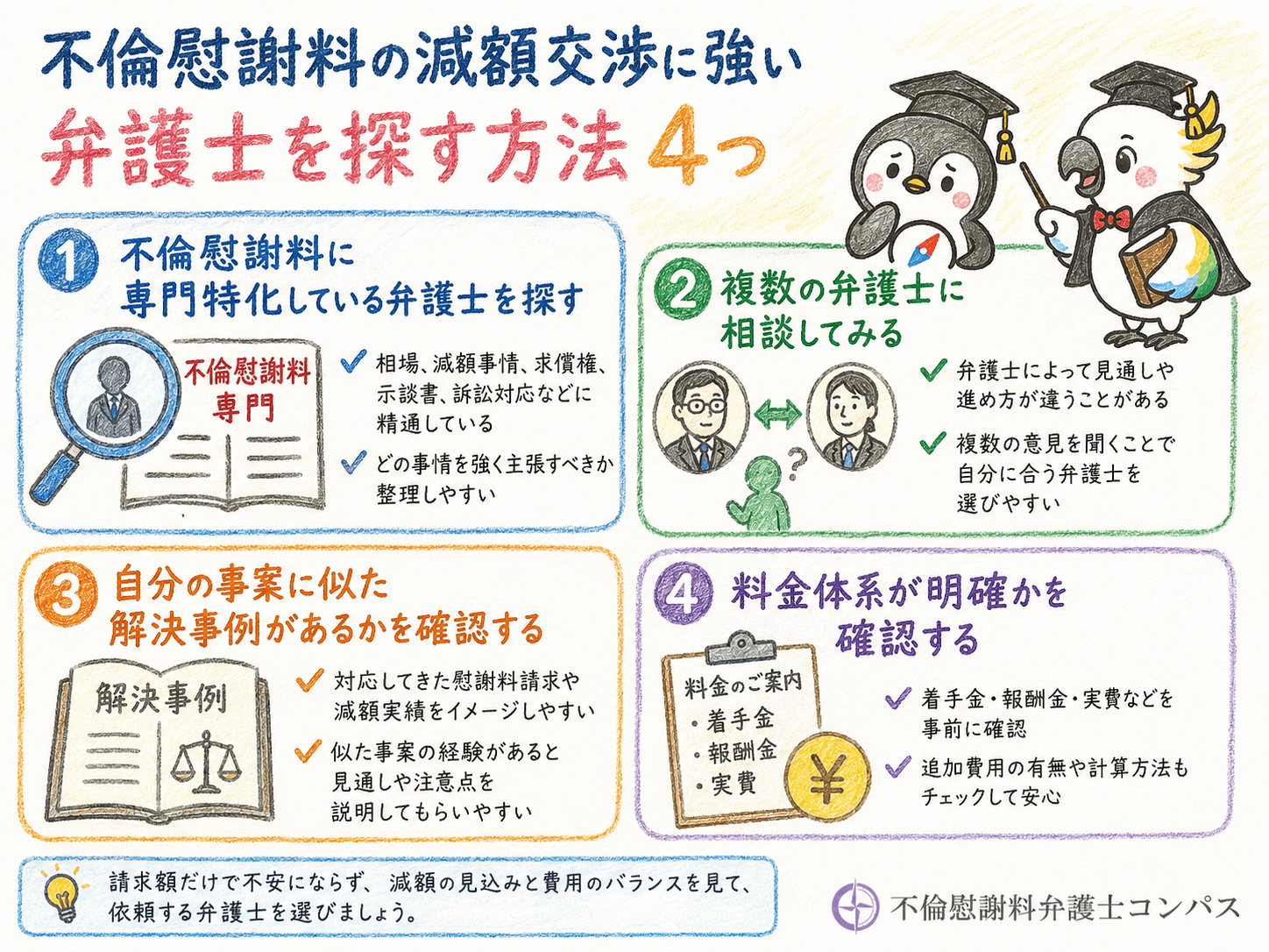 １０章　不倫慰謝料の減額交渉に強い弁護士を探す方法